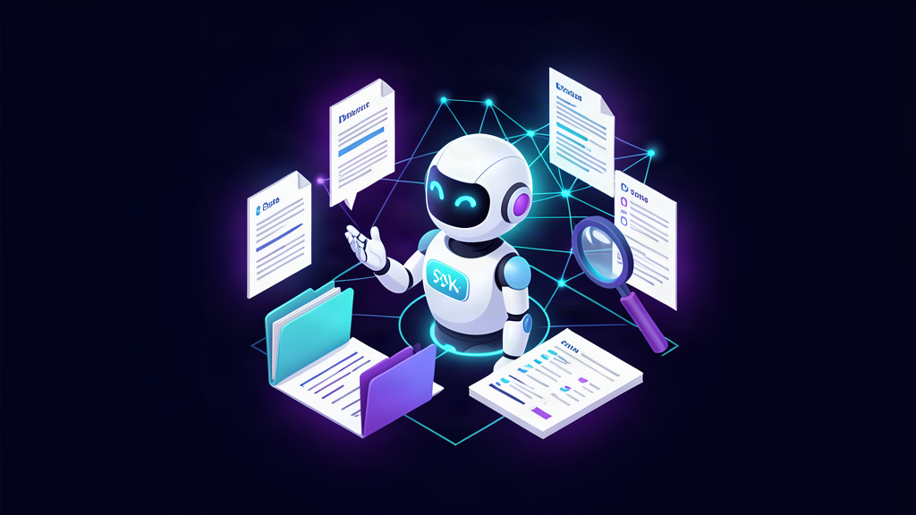 AI-Ассистент отвечает на вопросы на основе базы знаний компании